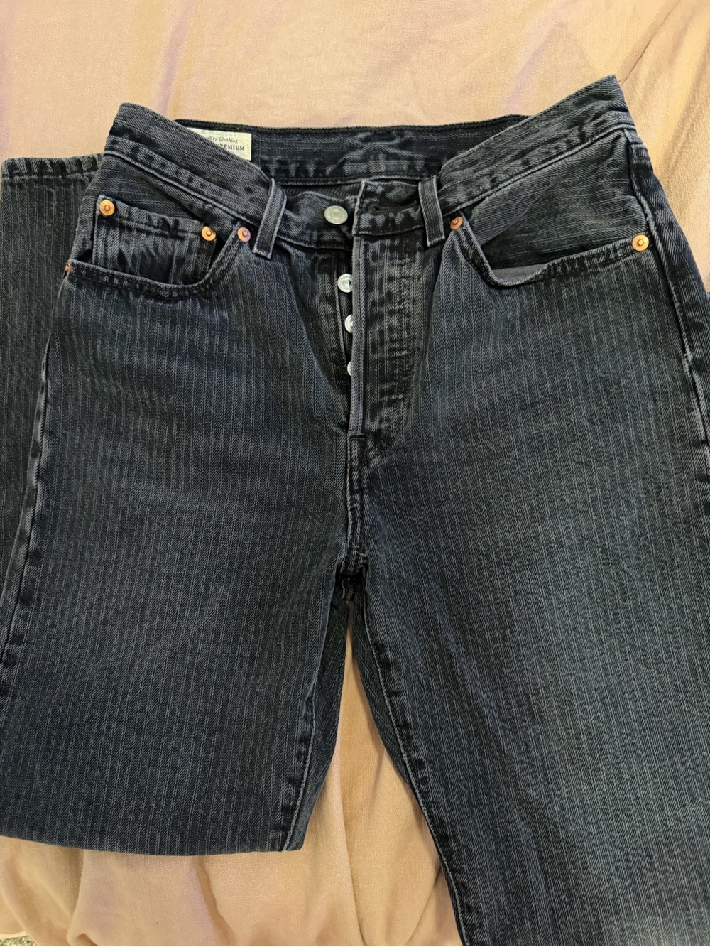 Women’s High-Rise faded black Jeans